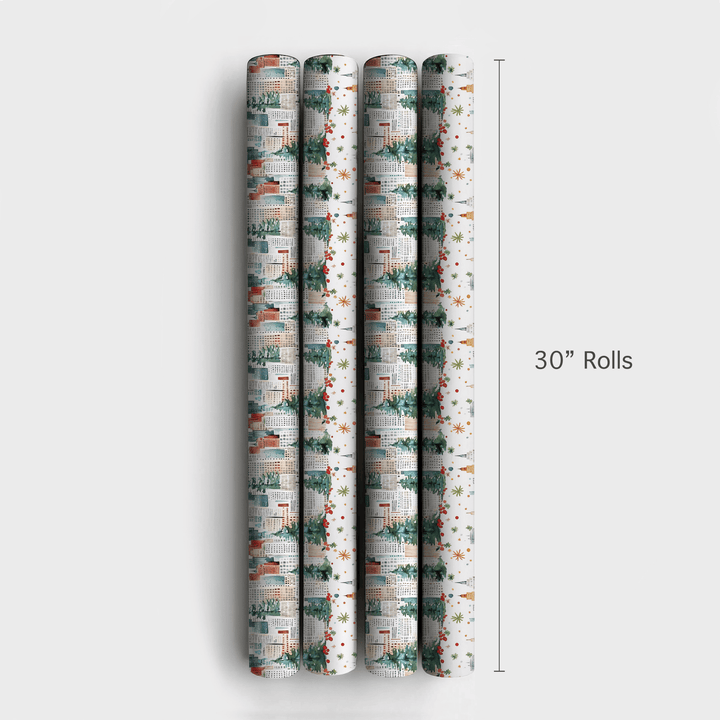 Tinsel in Times Square - Wrapping Paper - Aspen & Arlo