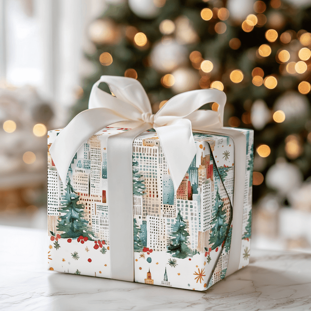 Tinsel in Times Square - Wrapping Paper - Aspen & Arlo
