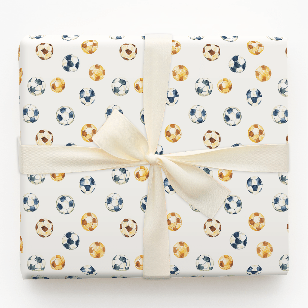 Game Ball - Wrapping Paper - Aspen & Arlo