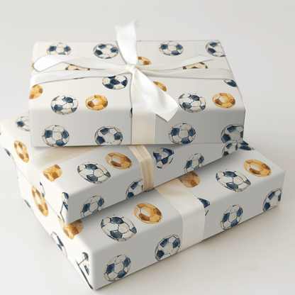 Game Ball - Wrapping Paper - Aspen & Arlo