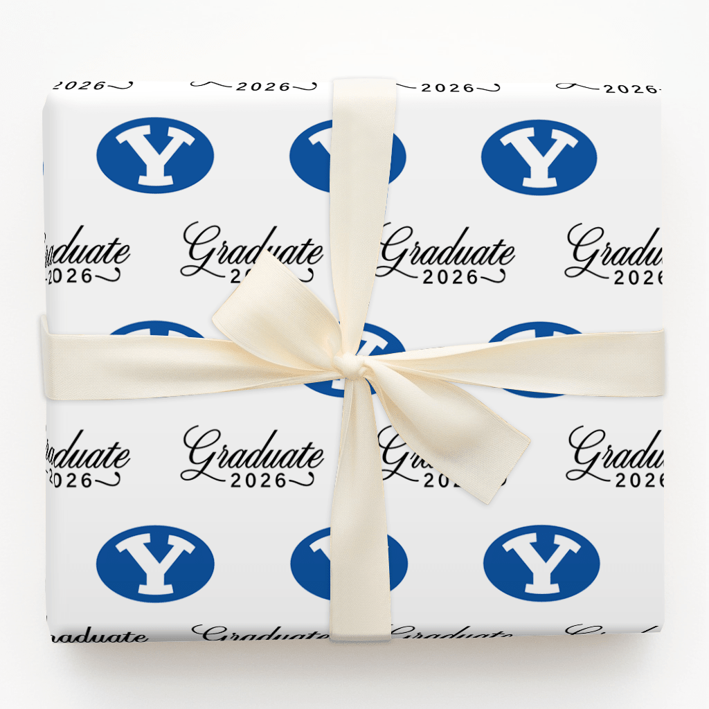 BYU Graduate 2026 - Wrapping Paper - Aspen & Arlo