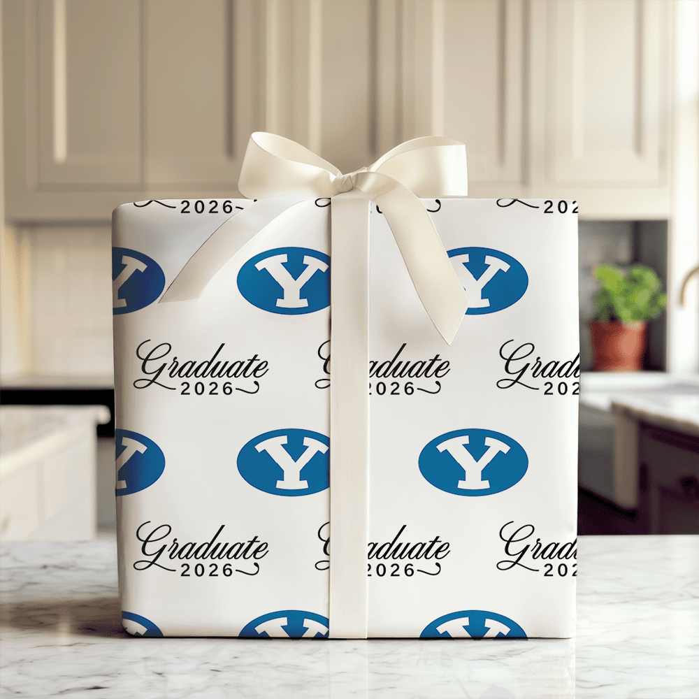 BYU Graduate 2026 - Wrapping Paper - Aspen & Arlo