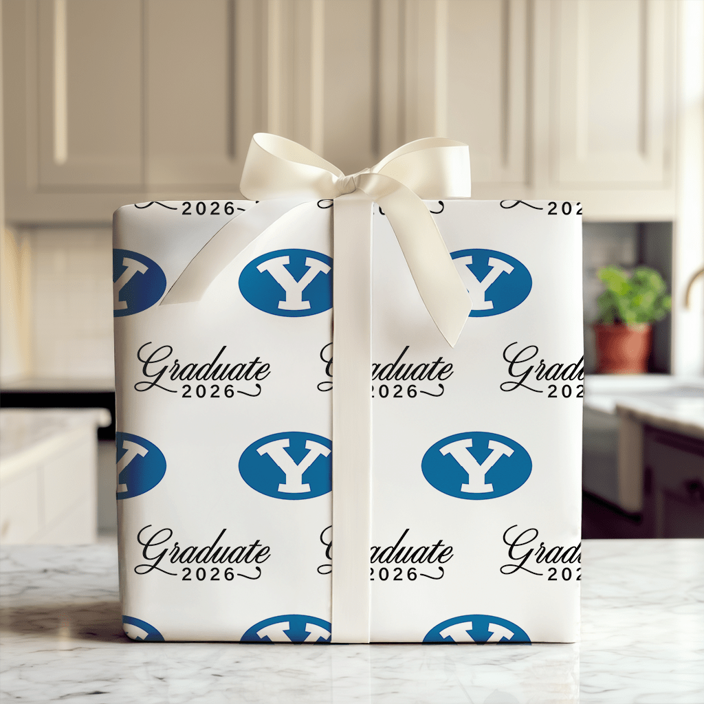 BYU Graduate 2026 - Wrapping Paper - Aspen & Arlo