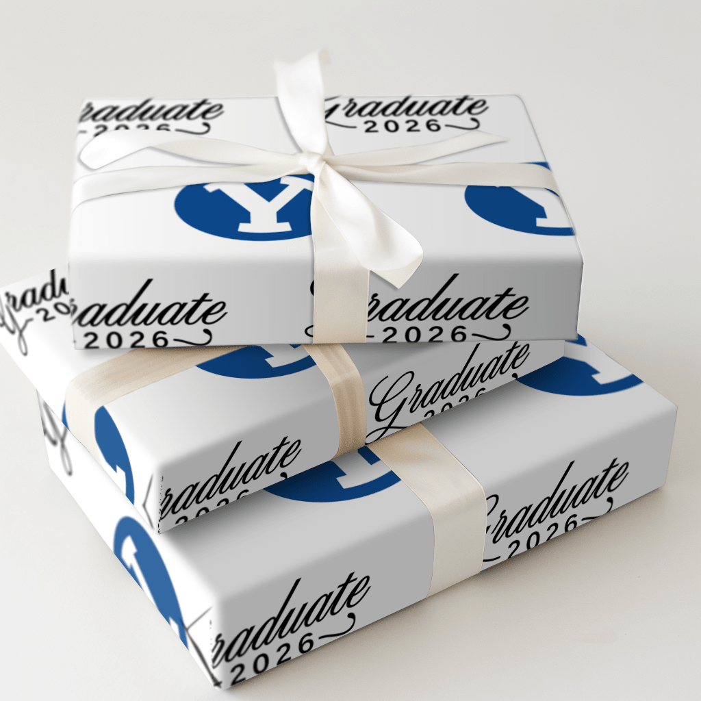 BYU Graduate 2026 - Wrapping Paper - Aspen & Arlo