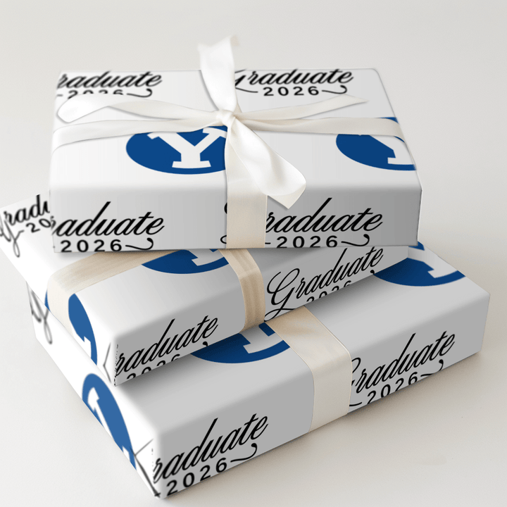 BYU Graduate 2026 - Wrapping Paper - Aspen & Arlo