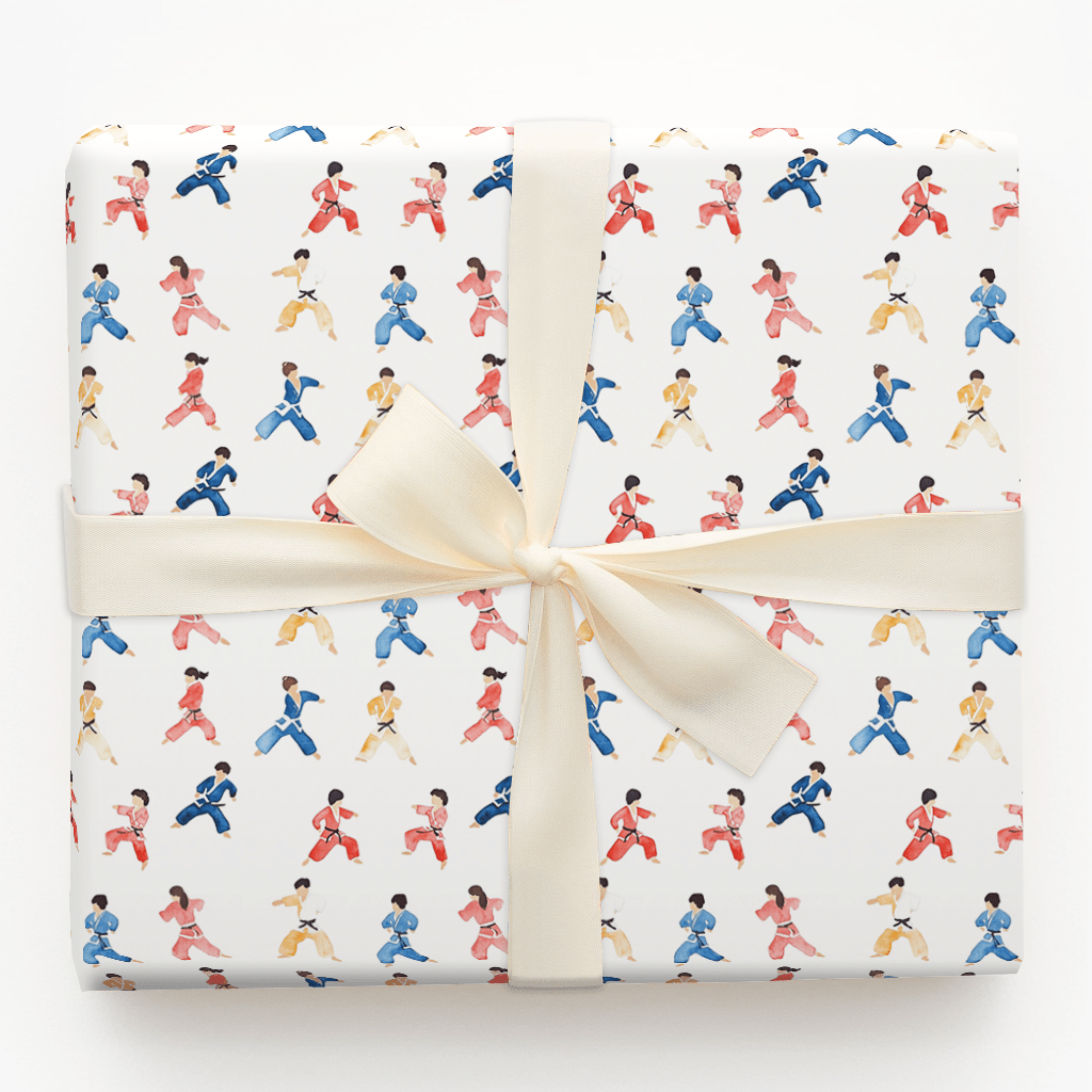 Karate Kiddo - Wrapping Paper - Aspen & Arlo
