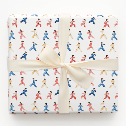 Karate Kiddo - Wrapping Paper - Aspen & Arlo