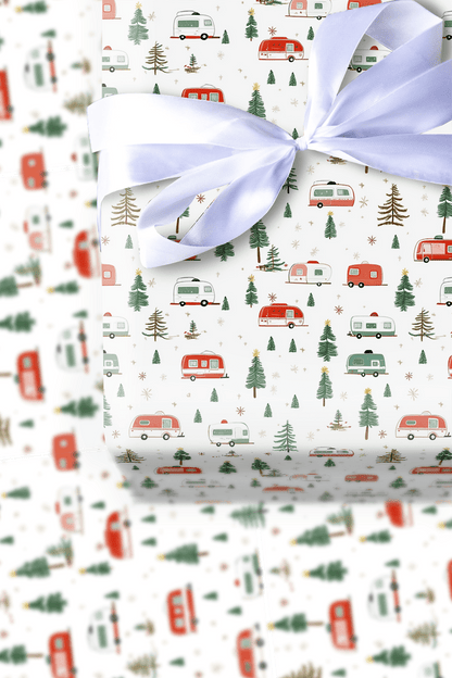 Christmas Camper - Wrapping Paper - Aspen & Arlo