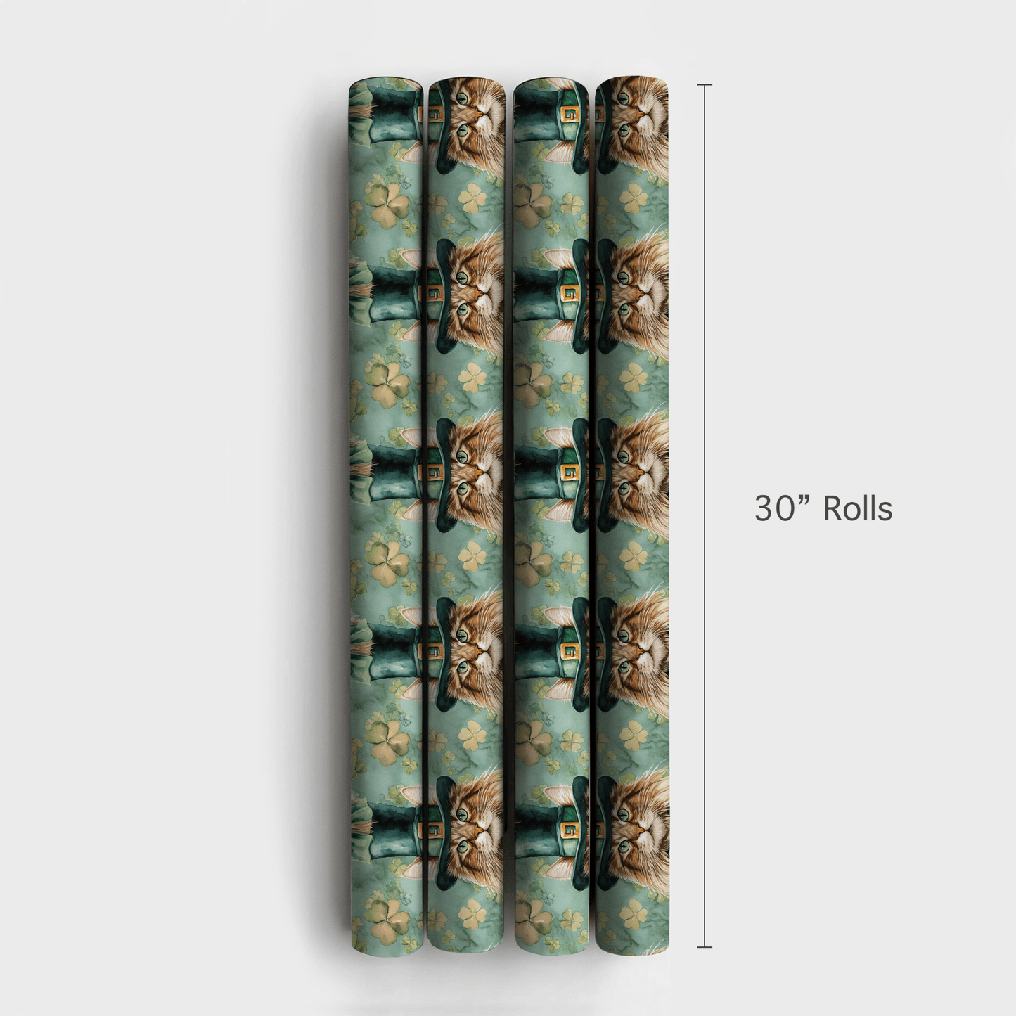 Leprechaun Maine Coon - Wrapping Paper - Aspen & Arlo