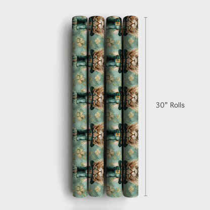 Leprechaun Maine Coon - Wrapping Paper - Aspen & Arlo