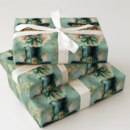Leprechaun Maine Coon - Wrapping Paper - Aspen & Arlo