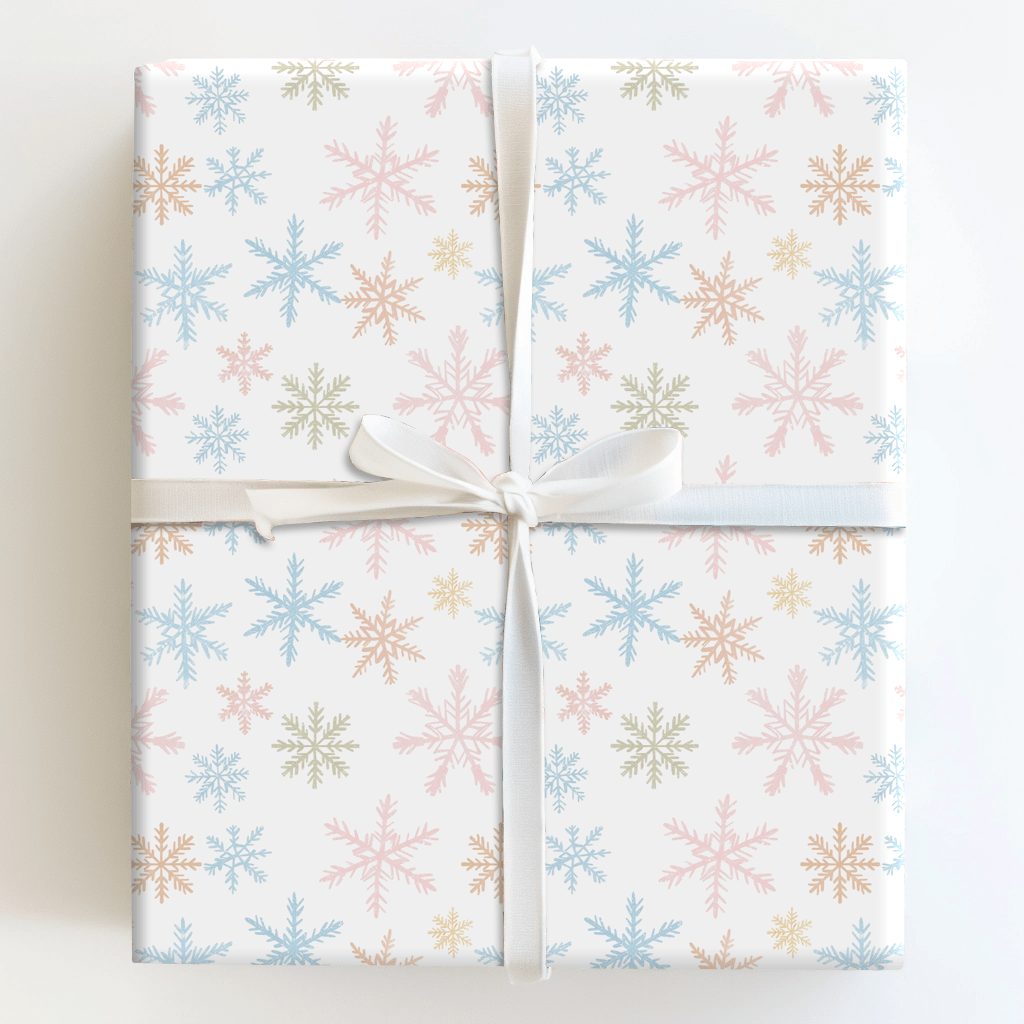 Light Snow - Wrapping Paper - Aspen & Arlo