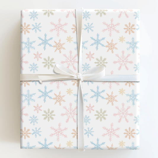 Light Snow - Wrapping Paper - Aspen & Arlo