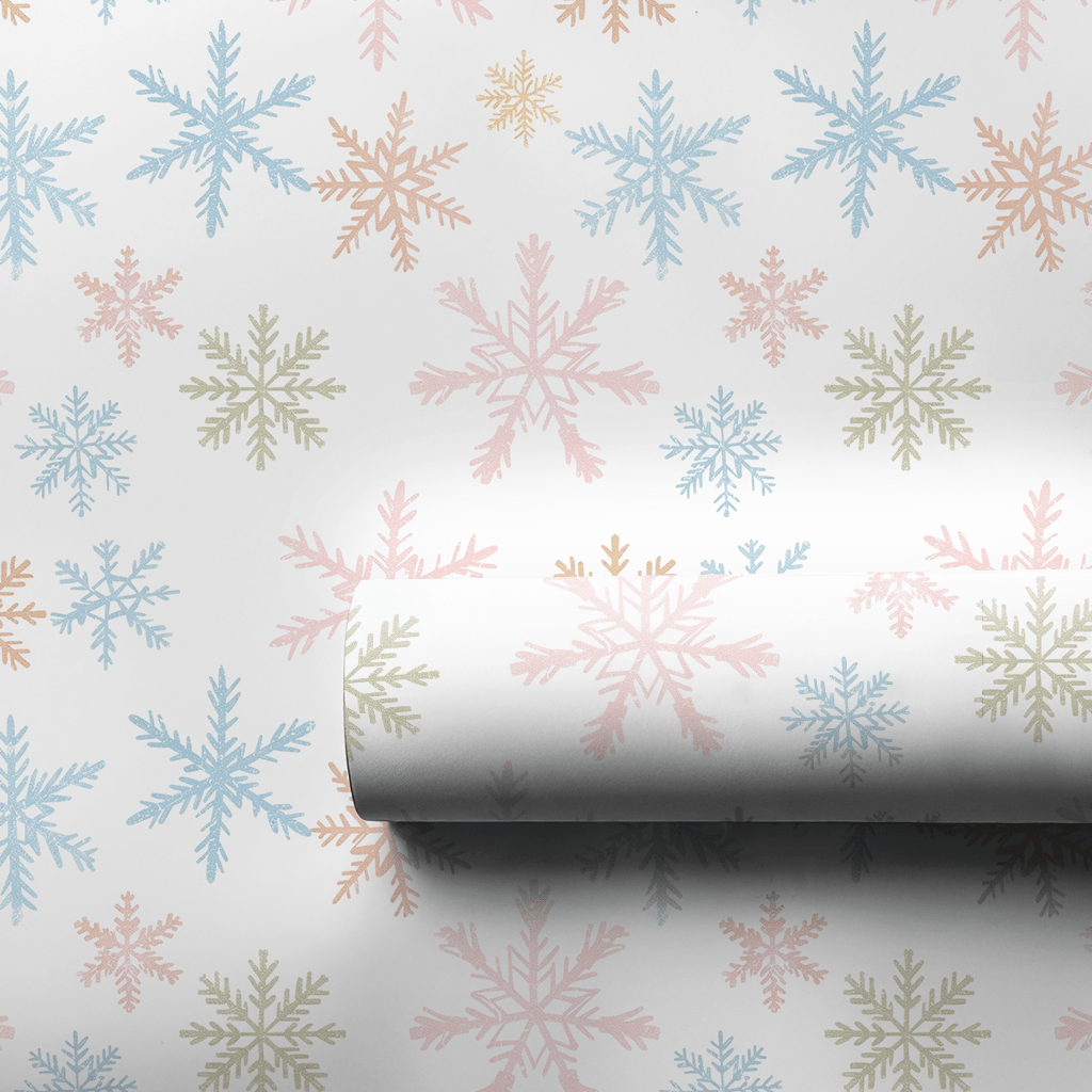 Light Snow - Wrapping Paper - Aspen & Arlo