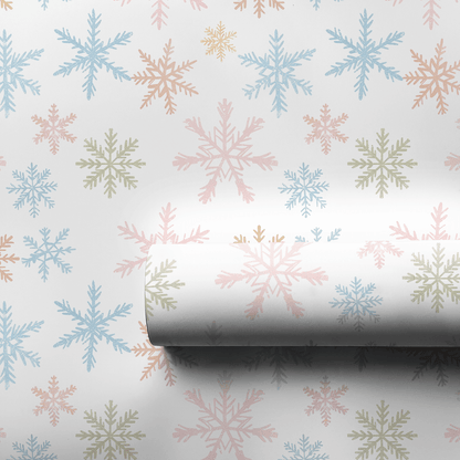 Light Snow - Wrapping Paper - Aspen & Arlo