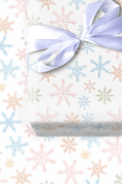 Light Snow - Wrapping Paper - Aspen & Arlo