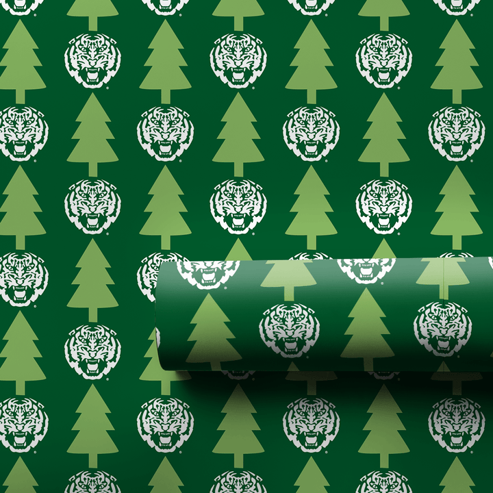 Tiger Holiday Tree - Wrapping Paper - Aspen & Arlo