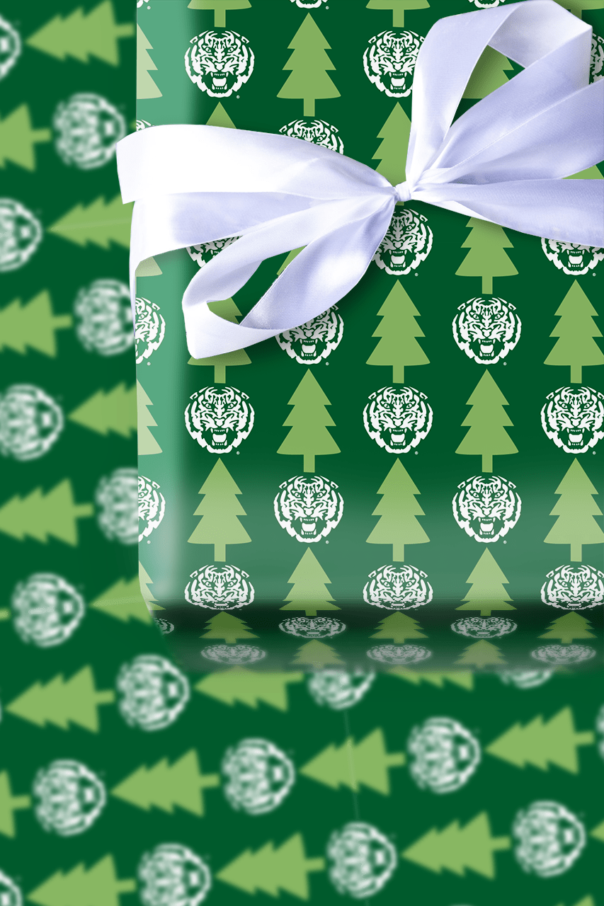 Tiger Holiday Tree - Wrapping Paper - Aspen & Arlo