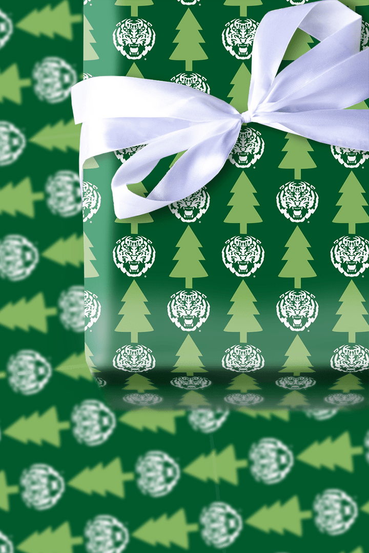 Tiger Holiday Tree - Wrapping Paper - Aspen & Arlo