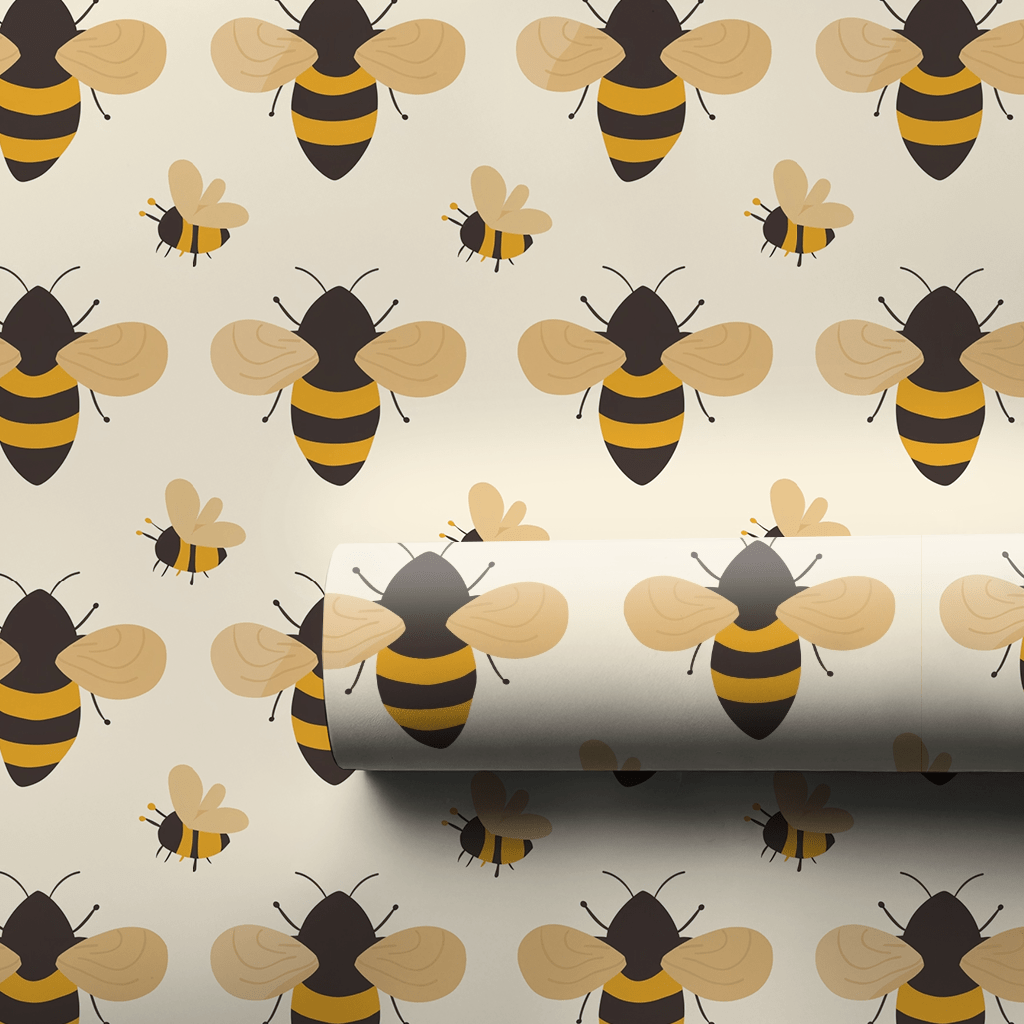 Buzz of the Town - Wrapping Paper - Aspen & Arlo