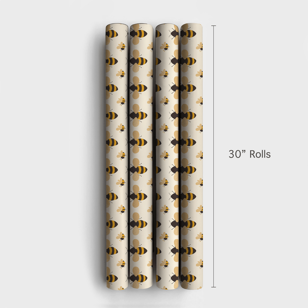 Buzz of the Town - Wrapping Paper - Aspen & Arlo