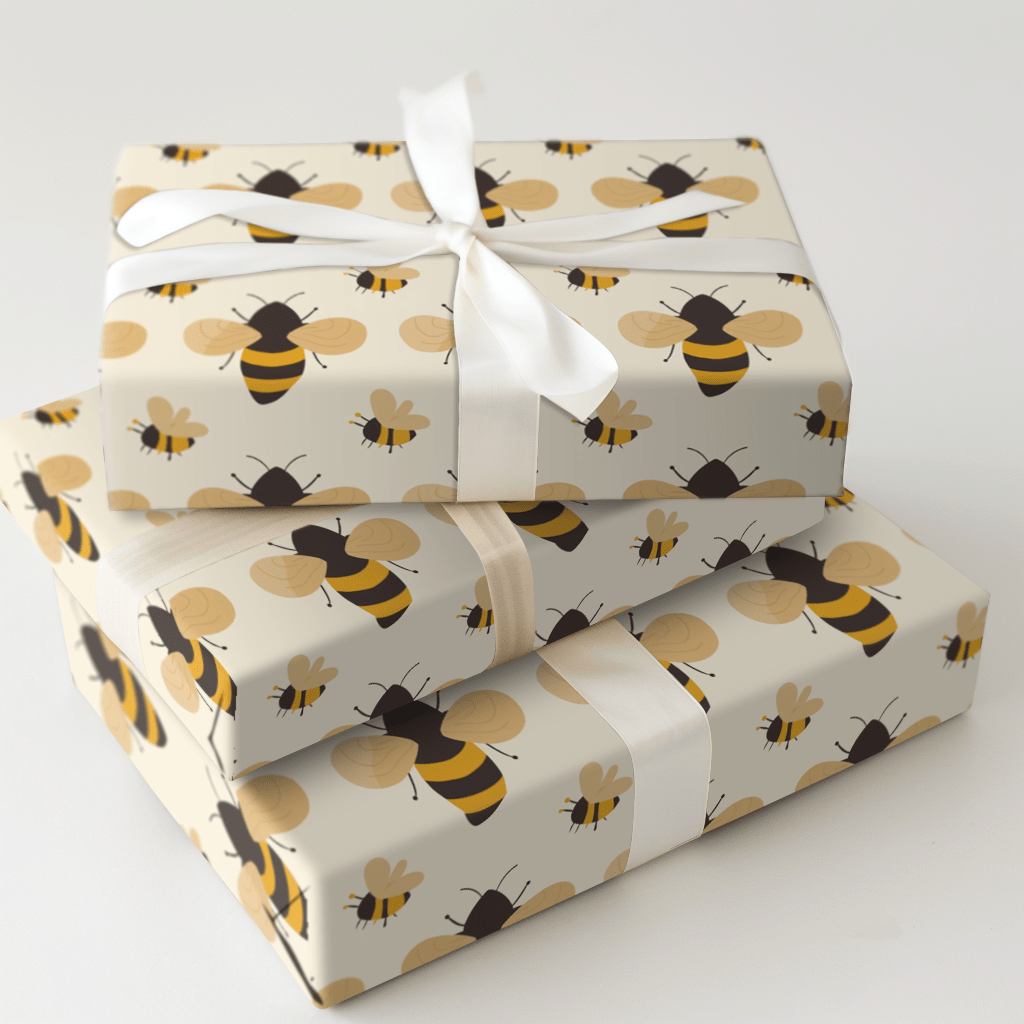 Buzz of the Town - Wrapping Paper - Aspen & Arlo