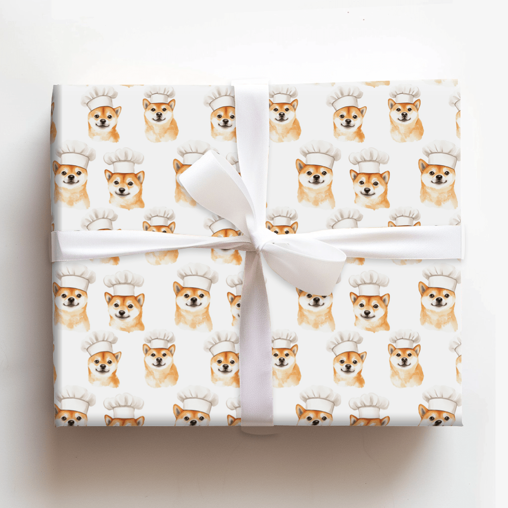 Cooking with the Shiba Inus - Wrapping Paper - Aspen & Arlo