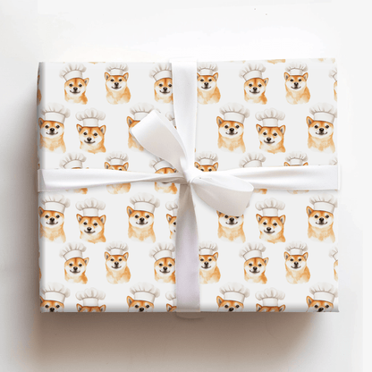 Cooking with the Shiba Inus - Wrapping Paper - Aspen & Arlo