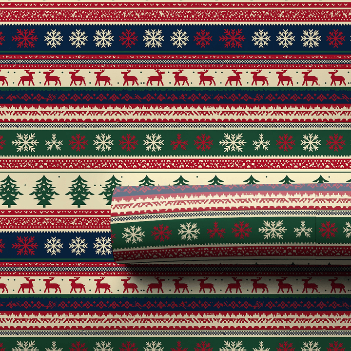Fireside Fair Isle - Wrapping Paper - Aspen & Arlo