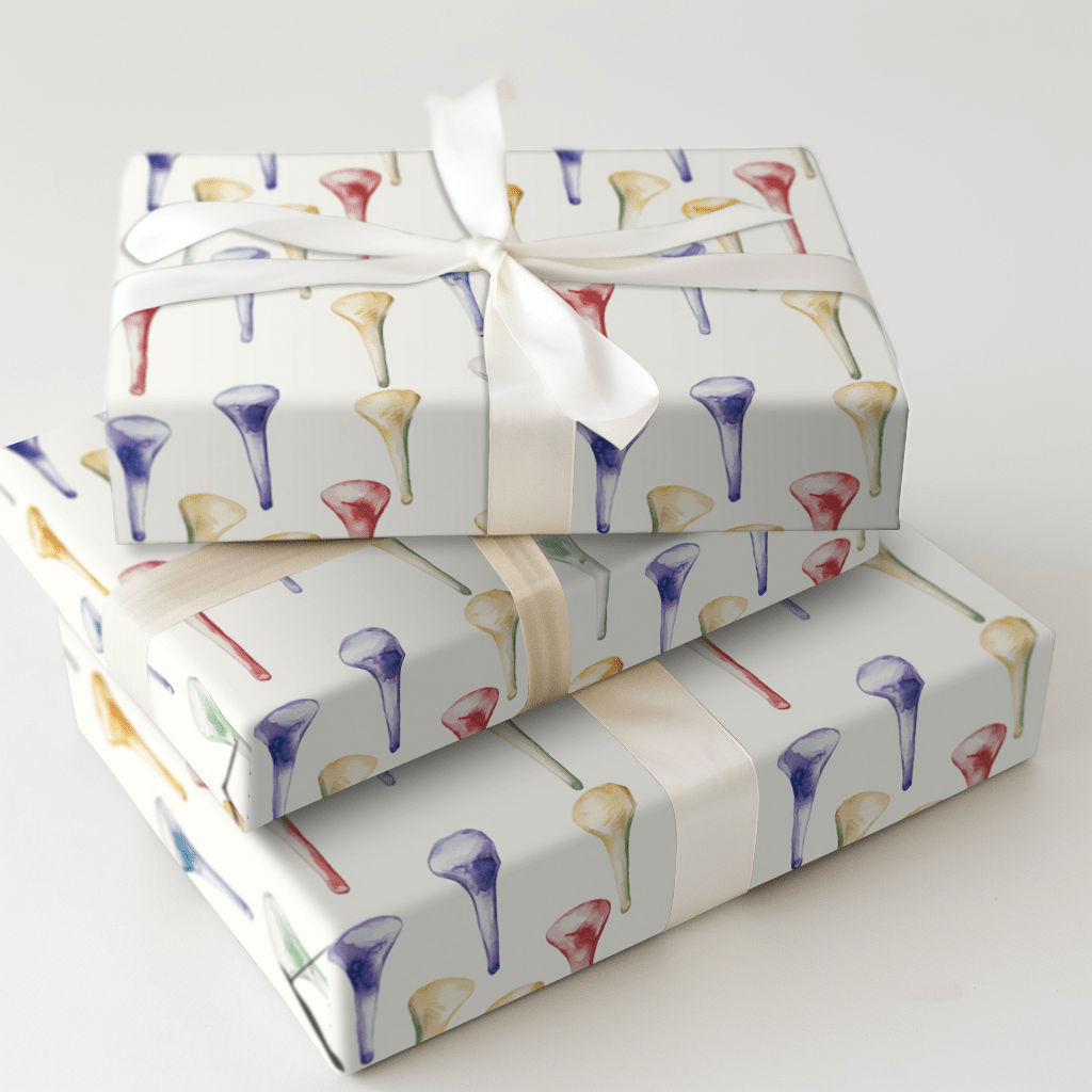 Tee on Time - Wrapping Paper - Aspen & Arlo