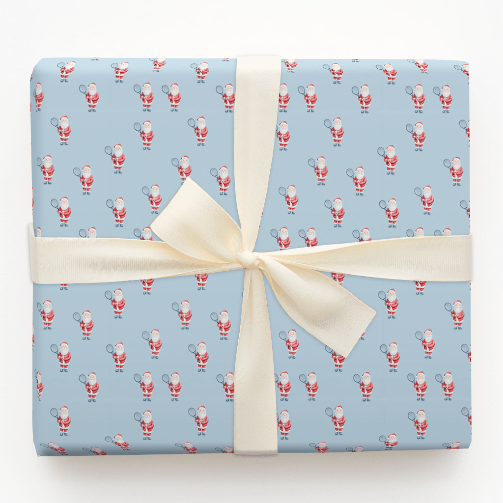 Kringle_s Blue Match - Wrapping Paper - Aspen & Arlo