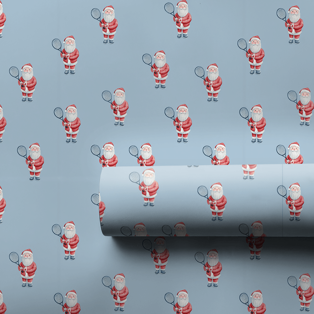 Kringle_s Blue Match - Wrapping Paper - Aspen & Arlo