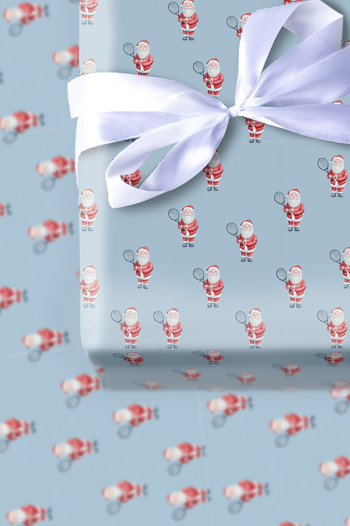 Kringle_s Blue Match - Wrapping Paper - Aspen & Arlo