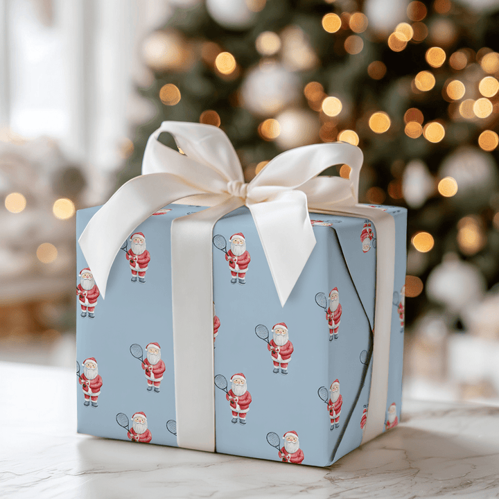 Kringle_s Blue Match - Wrapping Paper - Aspen & Arlo