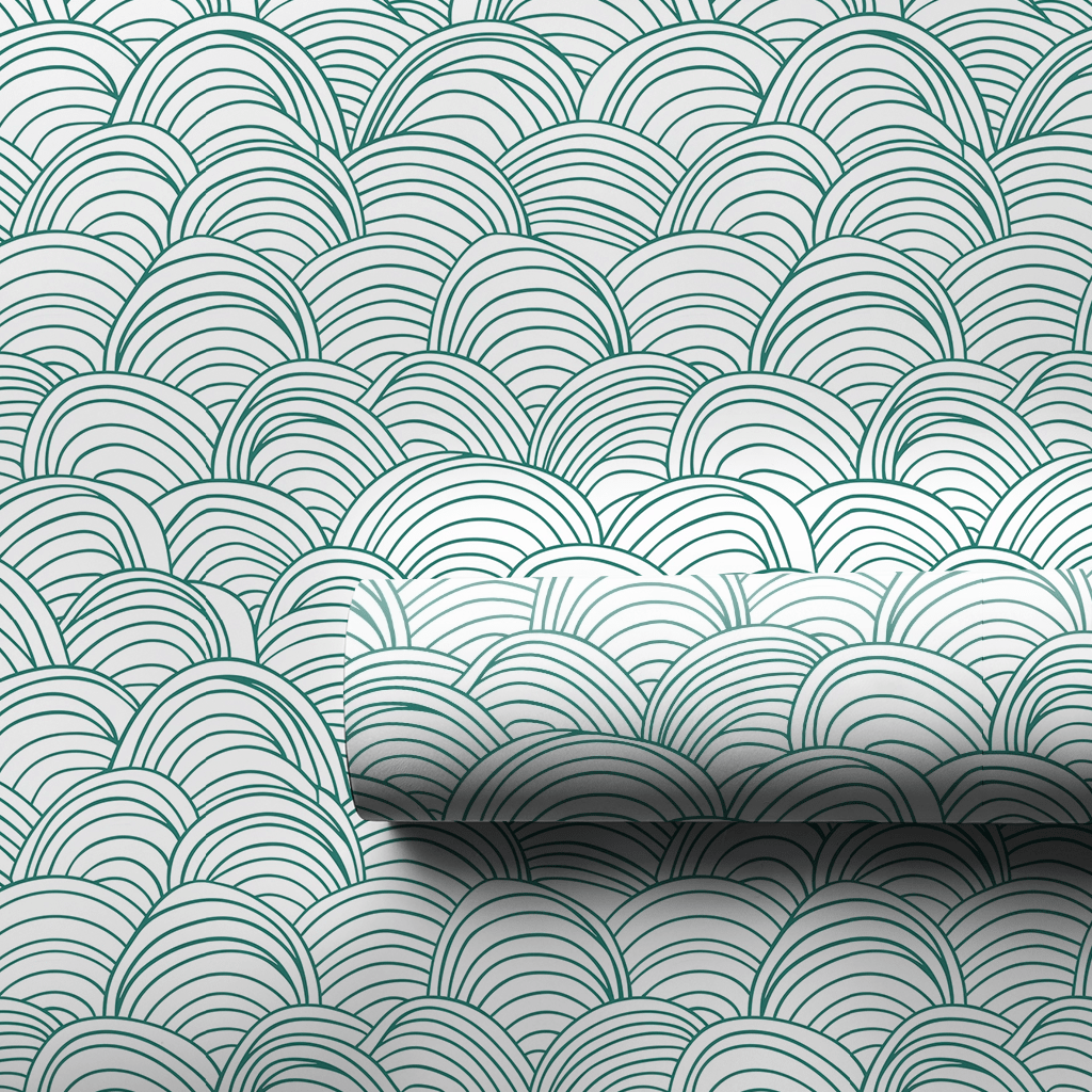 Warp Waves - Wrapping Paper - Aspen & Arlo