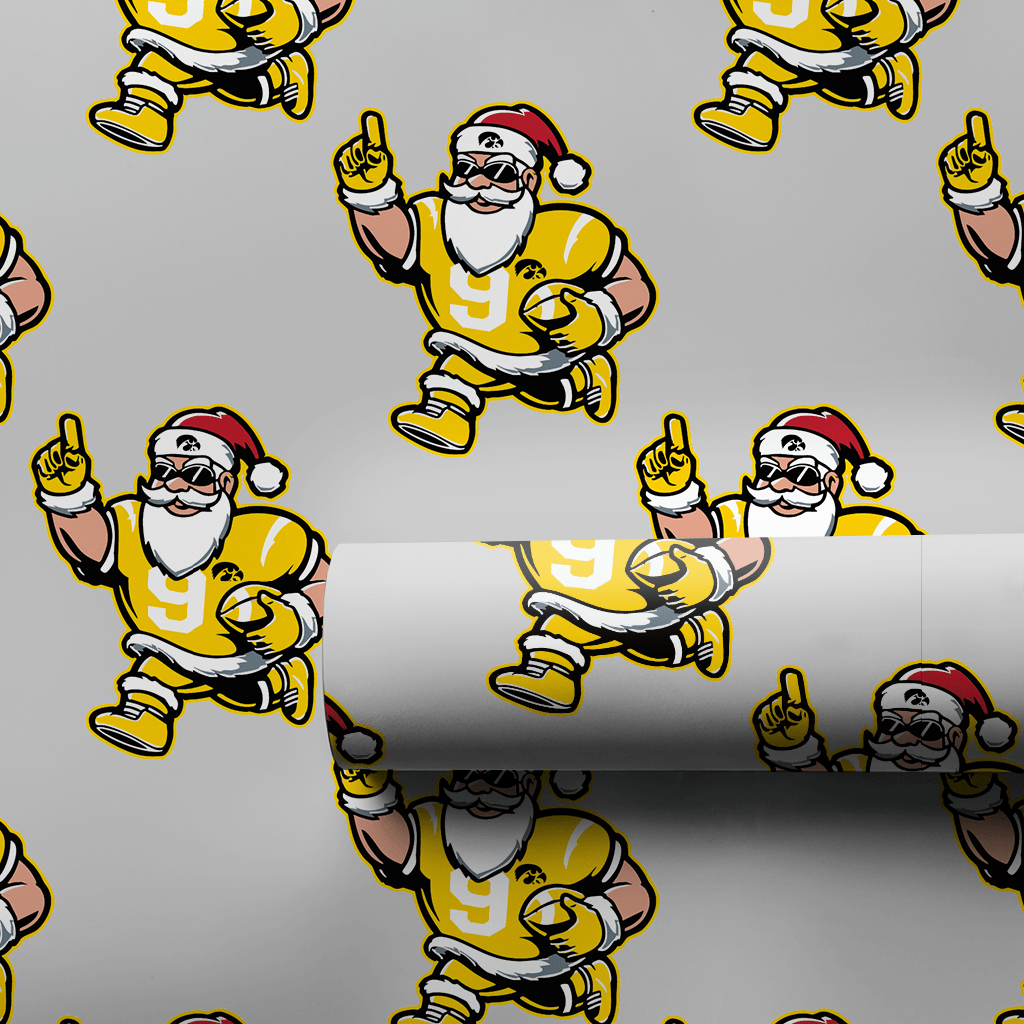 Hawkeye Holiday Huddle - Wrapping Paper - Aspen & Arlo