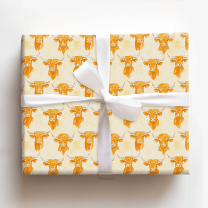 Blazing Horns - Wrapping Paper - Aspen & Arlo