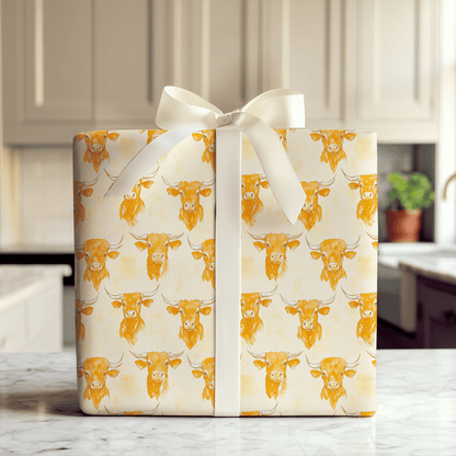 Blazing Horns - Wrapping Paper - Aspen & Arlo