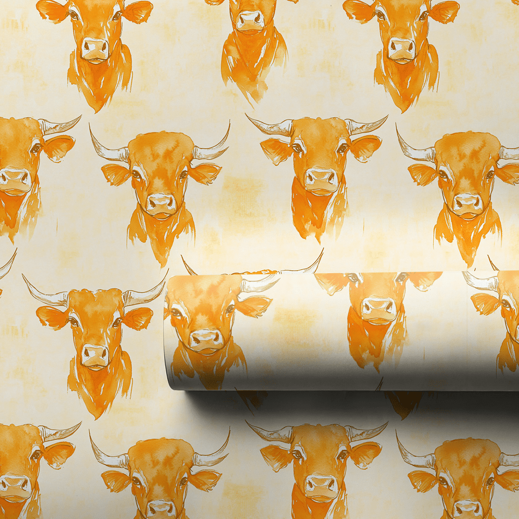 Blazing Horns - Wrapping Paper - Aspen & Arlo