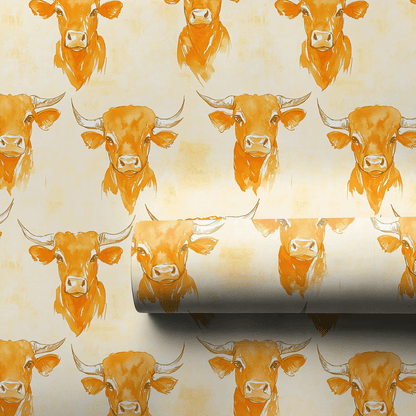 Blazing Horns - Wrapping Paper - Aspen & Arlo