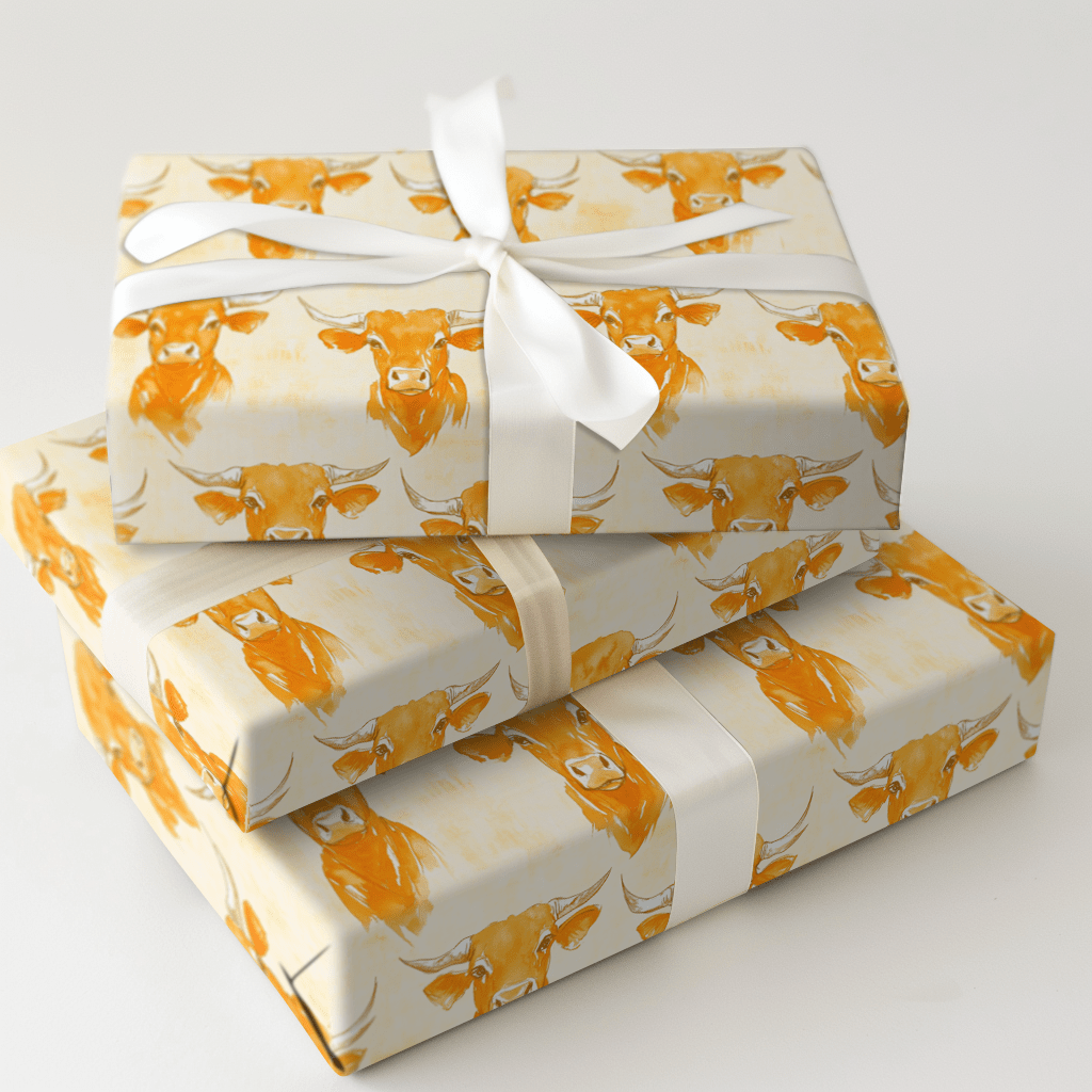 Blazing Horns - Wrapping Paper - Aspen & Arlo