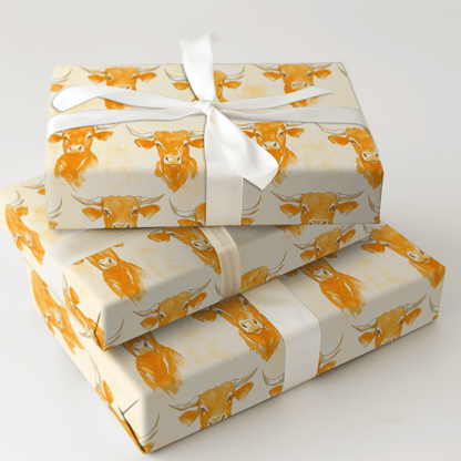 Blazing Horns - Wrapping Paper - Aspen & Arlo