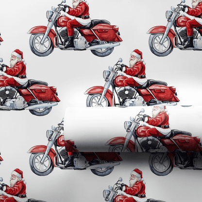 Chrome and Claus - Wrapping Paper - Aspen & Arlo