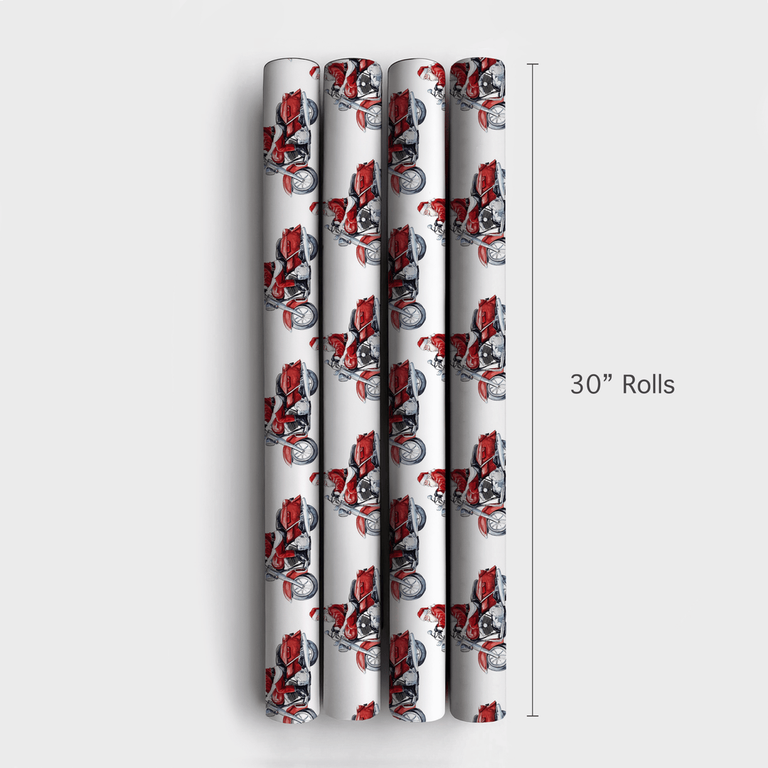 Chrome and Claus - Wrapping Paper - Aspen & Arlo