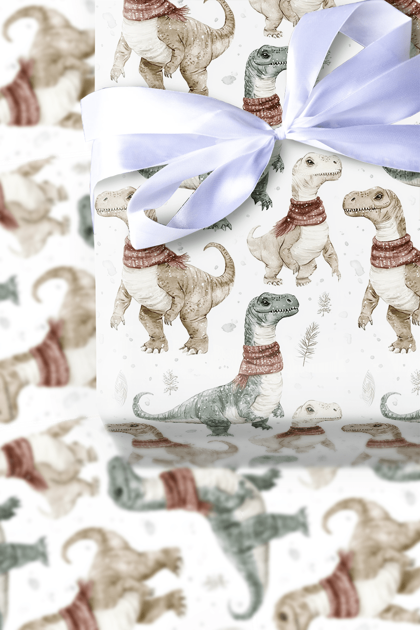 T - Riffic Winter - Wrapping Paper - Aspen & Arlo