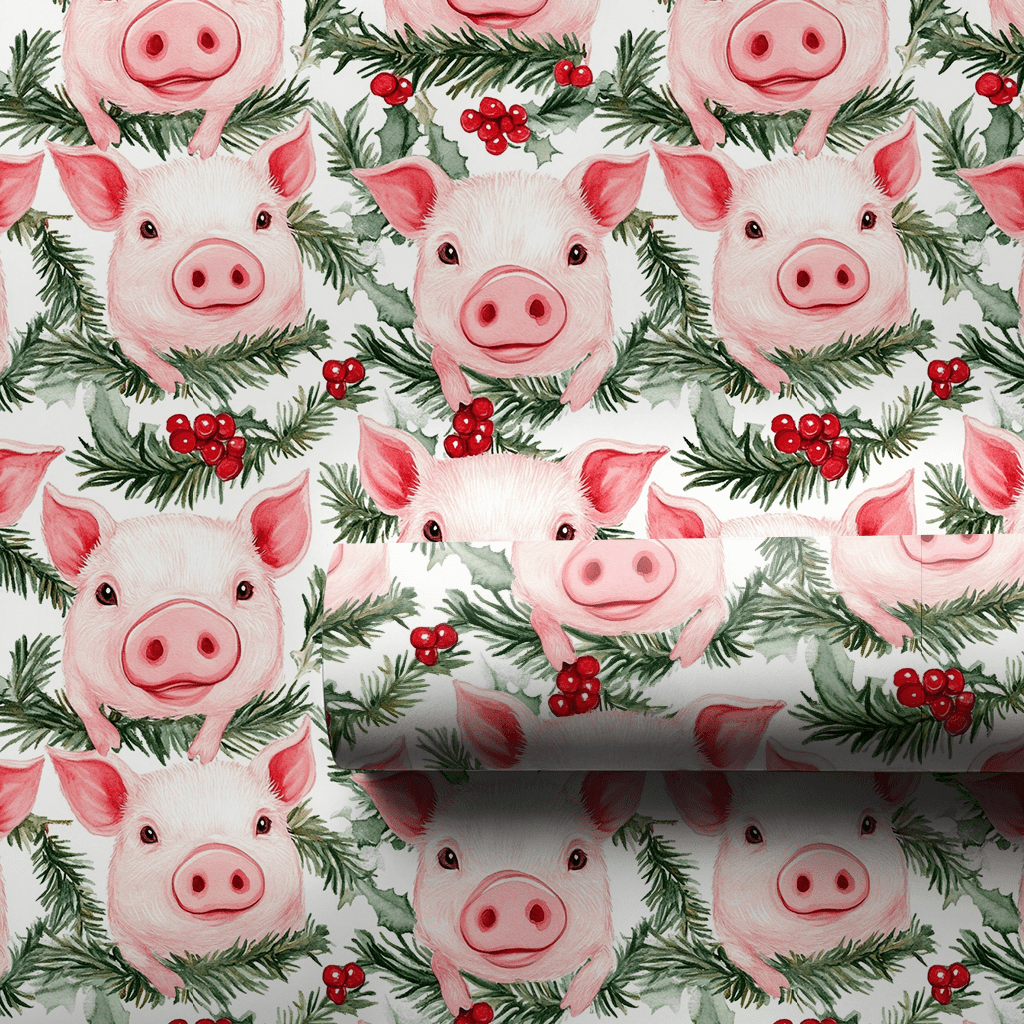 Here Piggy - Wrapping Paper - Aspen & Arlo
