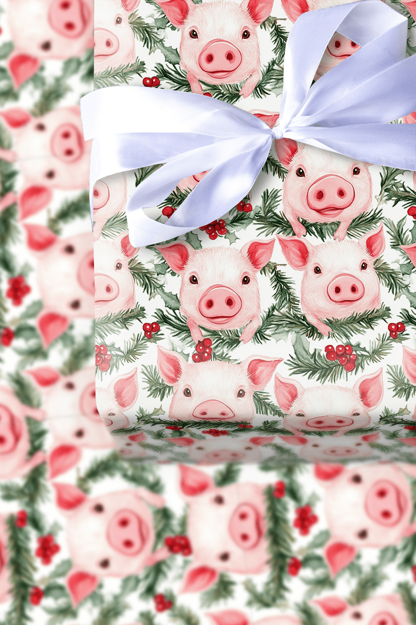 Here Piggy - Wrapping Paper - Aspen & Arlo
