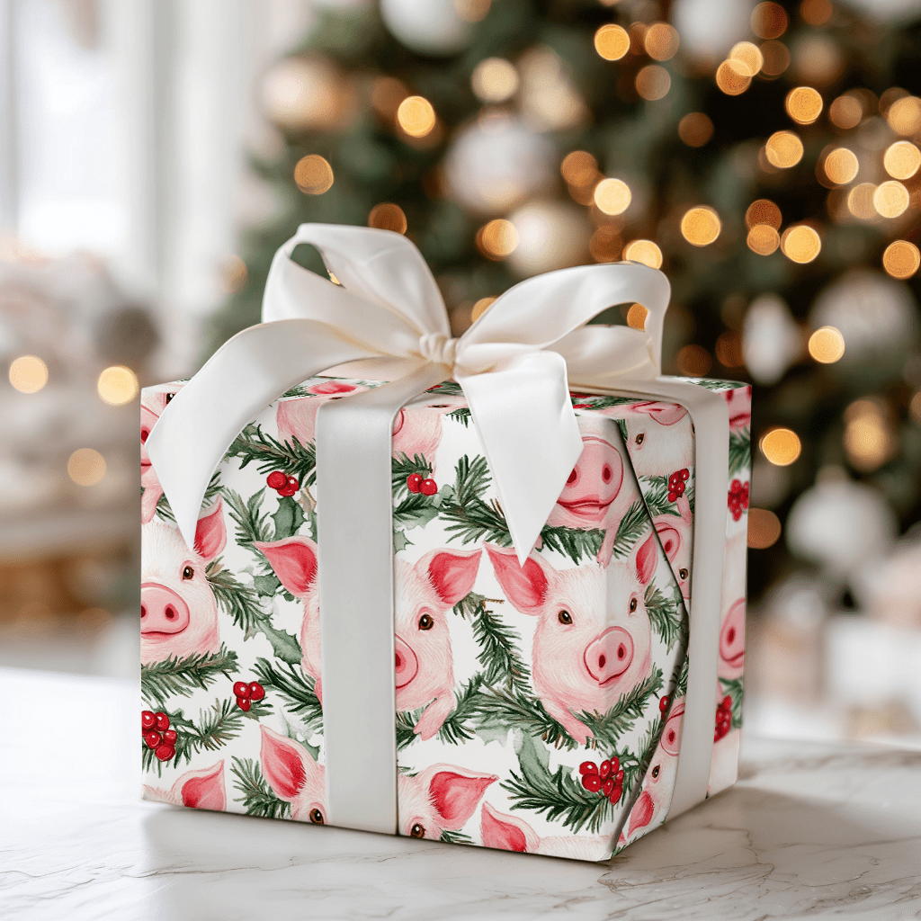 Here Piggy - Wrapping Paper - Aspen & Arlo