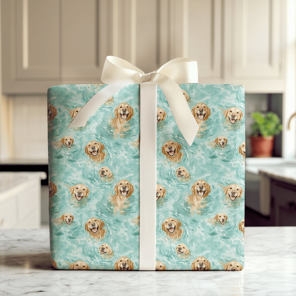 Milo Jumped - Wrapping Paper - Aspen & Arlo