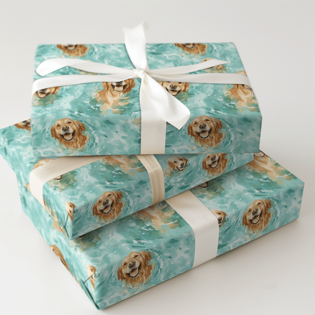 Milo Jumped - Wrapping Paper - Aspen & Arlo